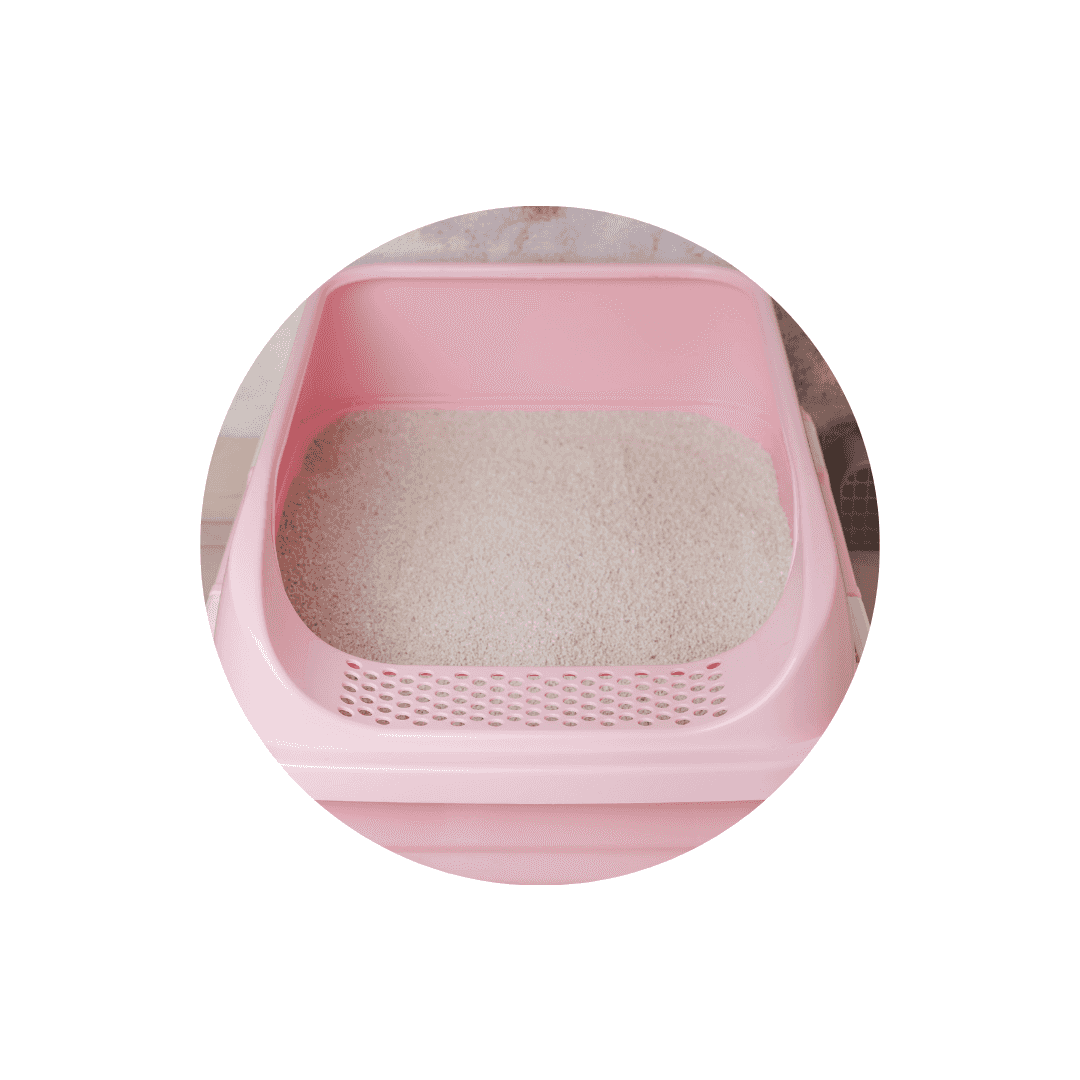 Bac à litière avec tamis