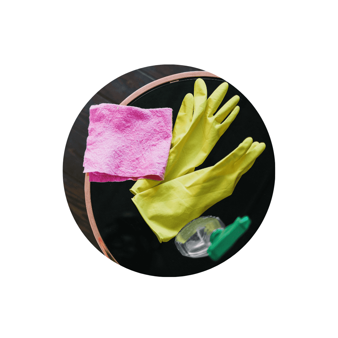 Nettoyage de la cage du lapin