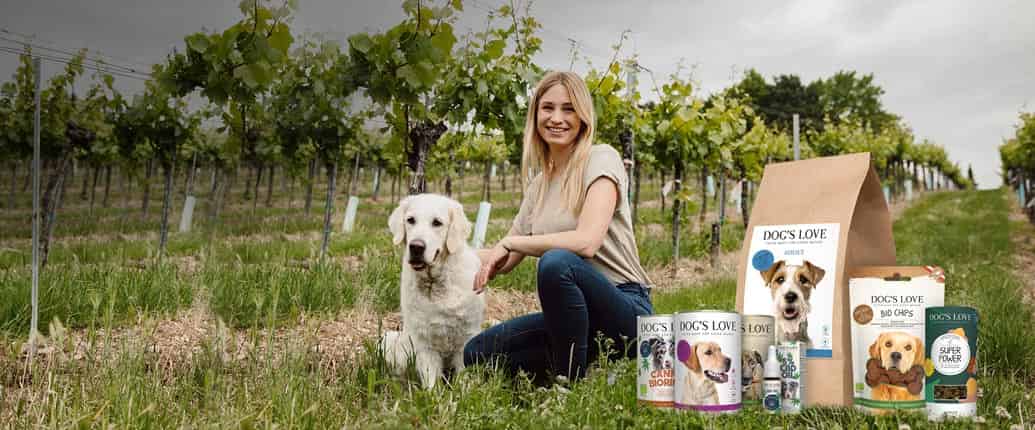 dog's love pour chien