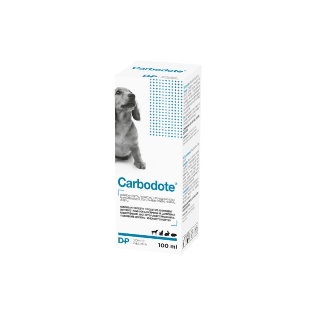 Carbodote Charbon actif vétérinaire pour chien chat et NAC