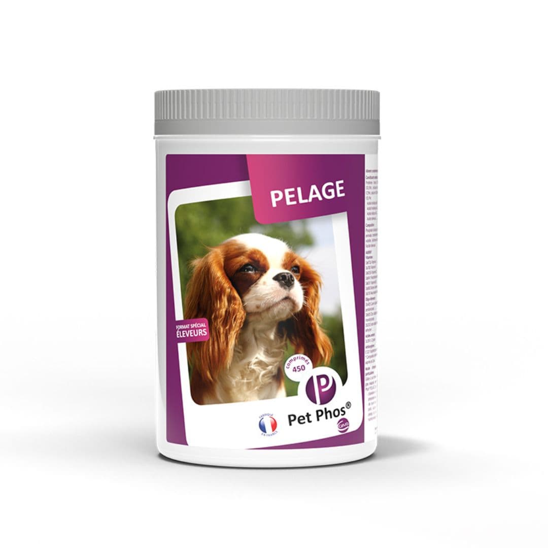 Complément alimentaire Pet-Phos Pelage pour chien