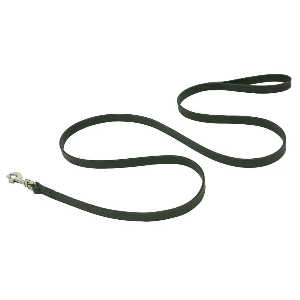 Laisse longue en cuir pour chien 2 mètres