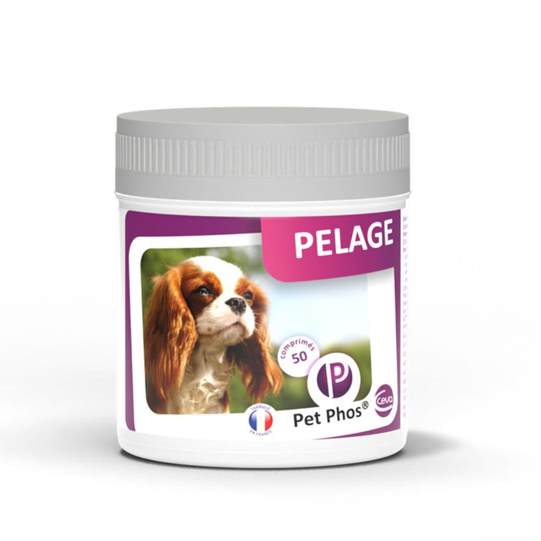 Pet-Phos Spécial pelage Compléments alimentaires pour chiens