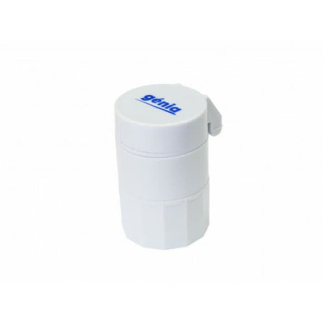 Boîtier Génia : coupe, range et écrase comprimés