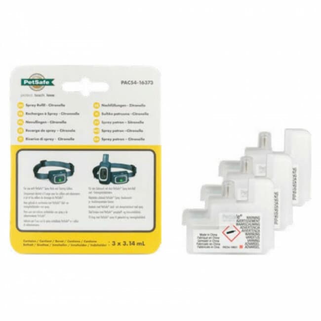 Cartouche de recharge pour collier anti-aboiement à spray Petsafe