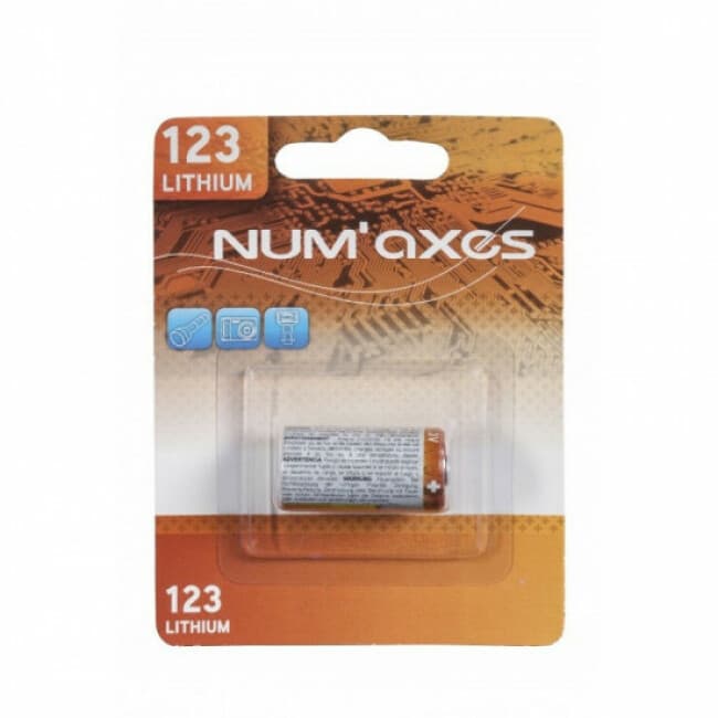 Pile ronde Lithium 3 Volts CR123