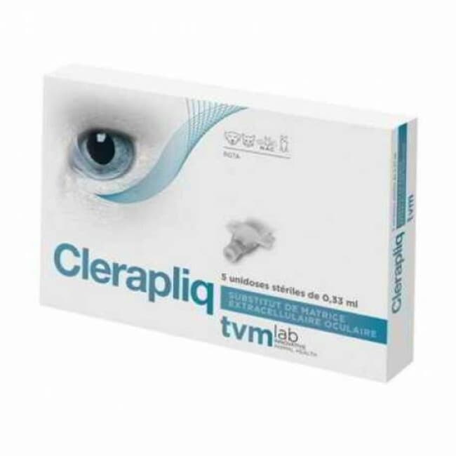 Collyre Clerapliq pour chiens, chats, chevaux et nac
