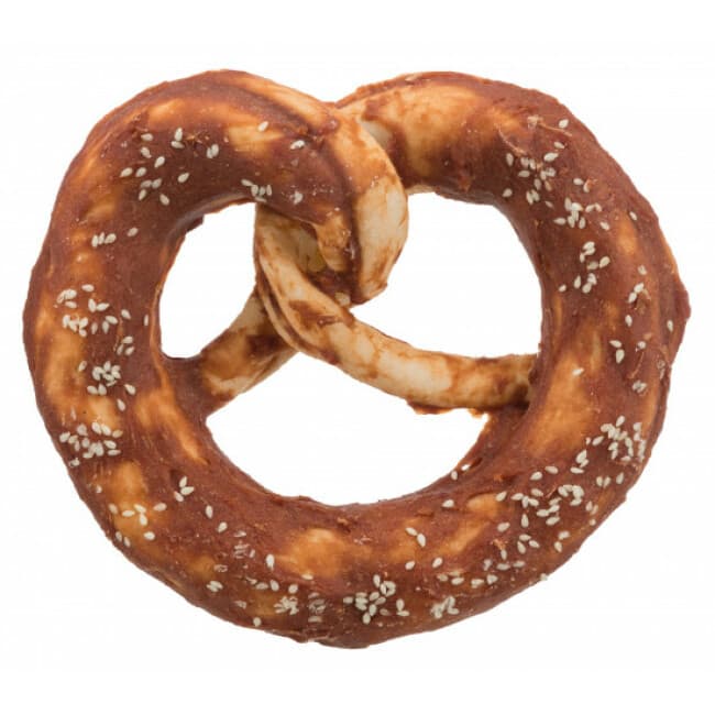 Bretzel au canard pour chien