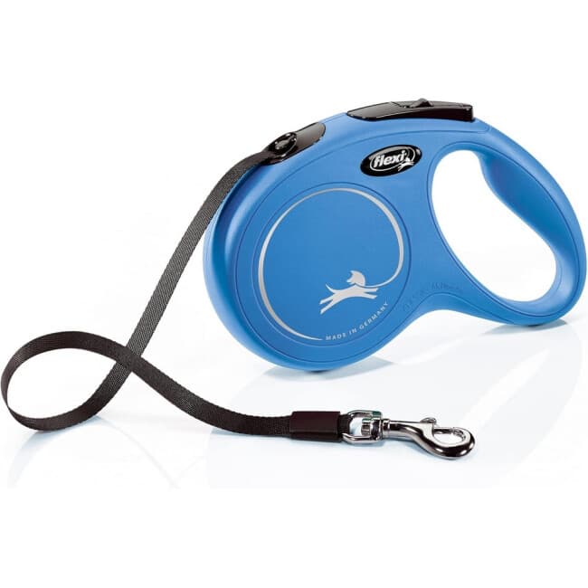 Laisse à enrouleur sangle Flexi New Classic pour chien