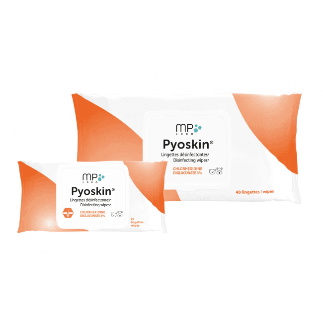 Lingettes désinfectantes Pyoskin Wipes MP Labo