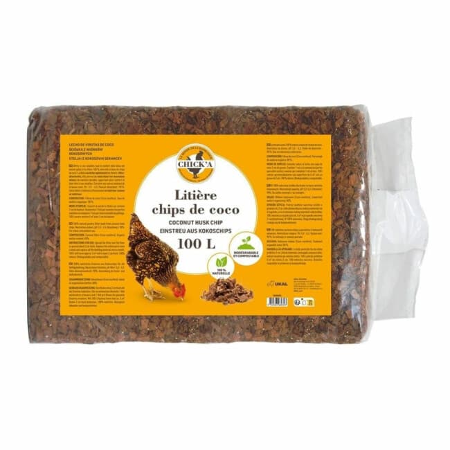 Litière Chips de coco CHICK'A
