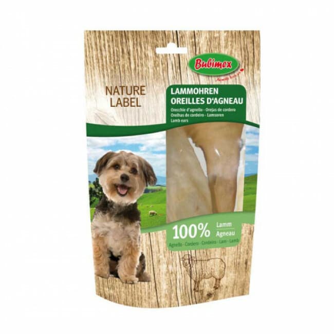 Oreille d'agneau pour petit chien Bubimex - Sachet de 4