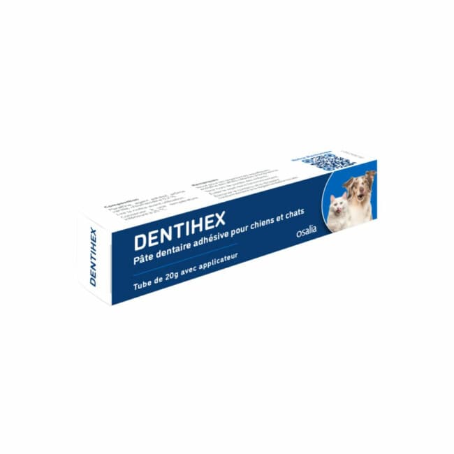 Pâte dentaire Dentihex pour chien et chat