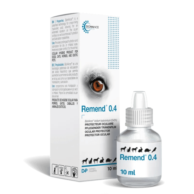 Remend - Protecteur oculaire & collyre pour chien chat et nac