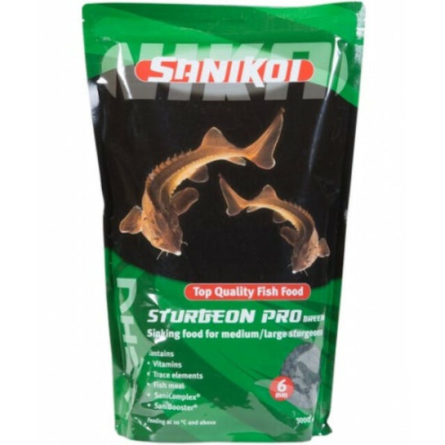 Aliment complet pour esturgeons Sanikoi sturgeon pro green 6 mm Velda