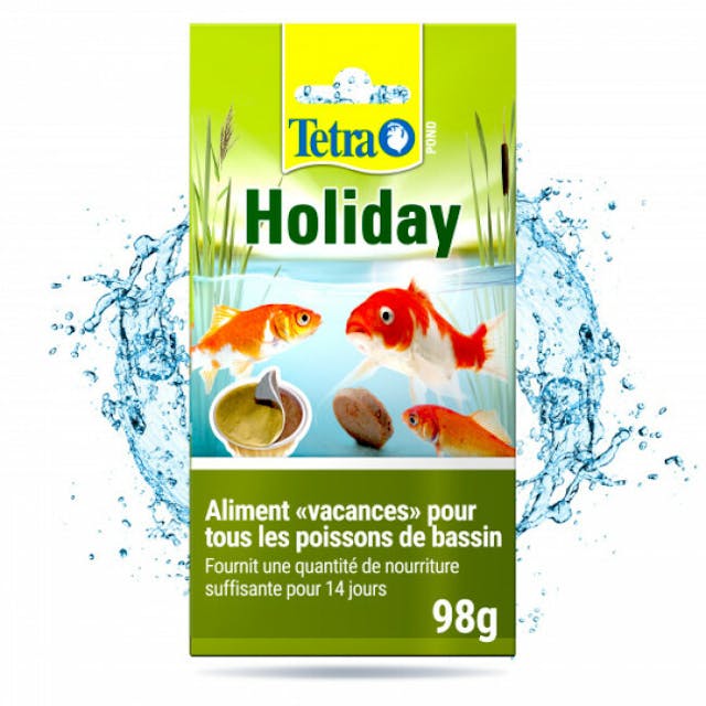 Alimentation Tetra Pond Holiday 1 bloc x 98 g pour poissons de bassin