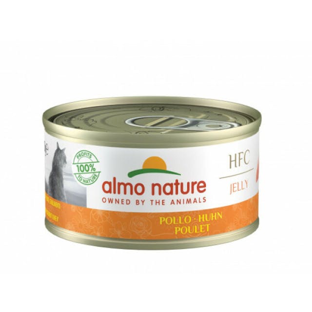 Boîtes Almo Nature HFC Jelly pour chat - Lot de 6 x 70 g