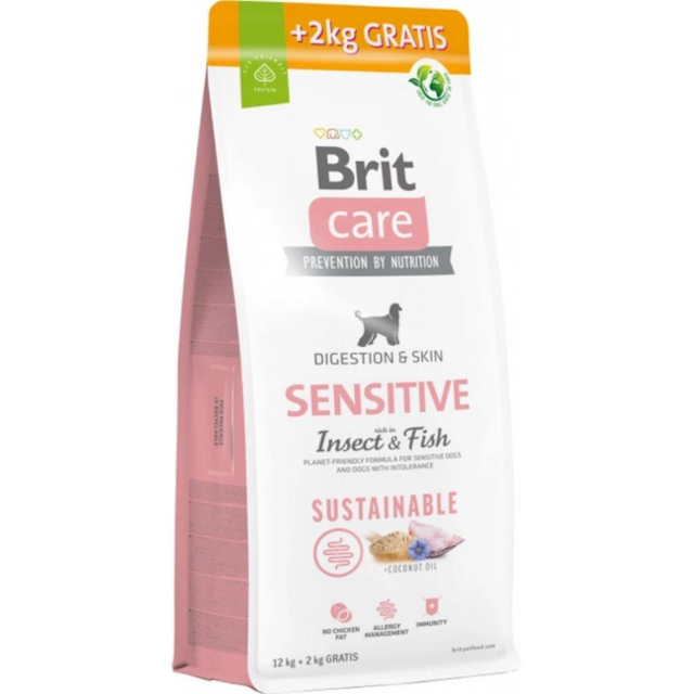 Brit Care Sustainable Sensitive poisson et insectes pour chien de toute race