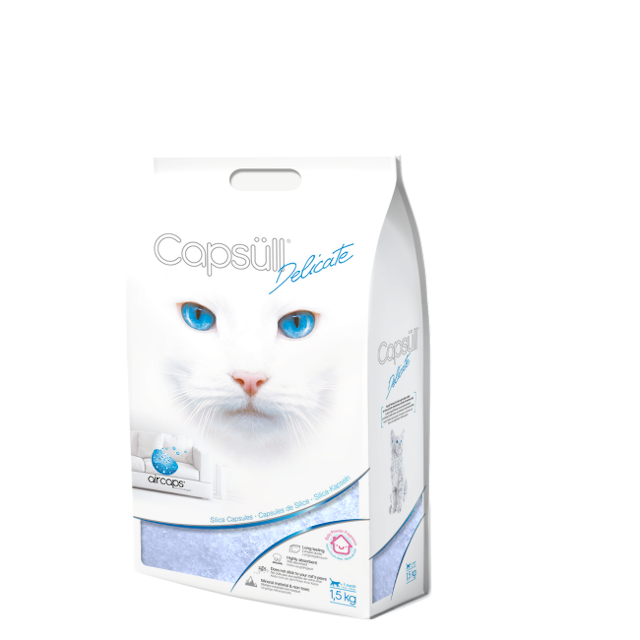 Capsüll Delicate - Litière chat aux capsules de silice