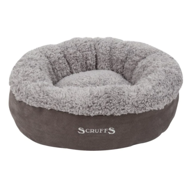 Cosy cat bed Scruff gris pour chat et petit chien