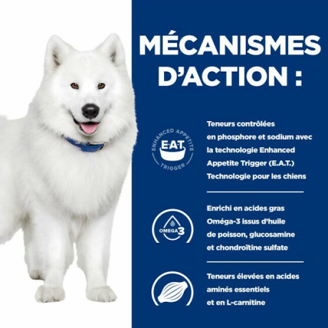 Croquettes Hill's Prescription Diet Canine K/D + Mobility