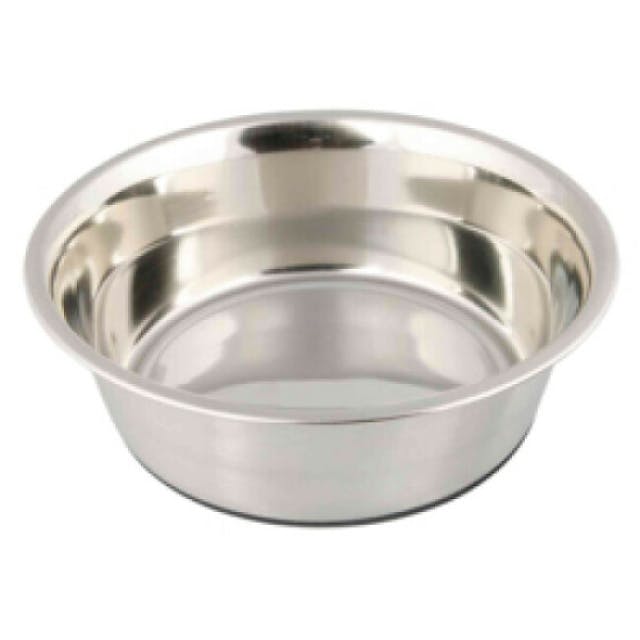 Ecuelle en acier inox anti-dérapante Trixie pour chiens