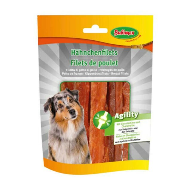 Filets de poulet Agility pour chien par Bubimex