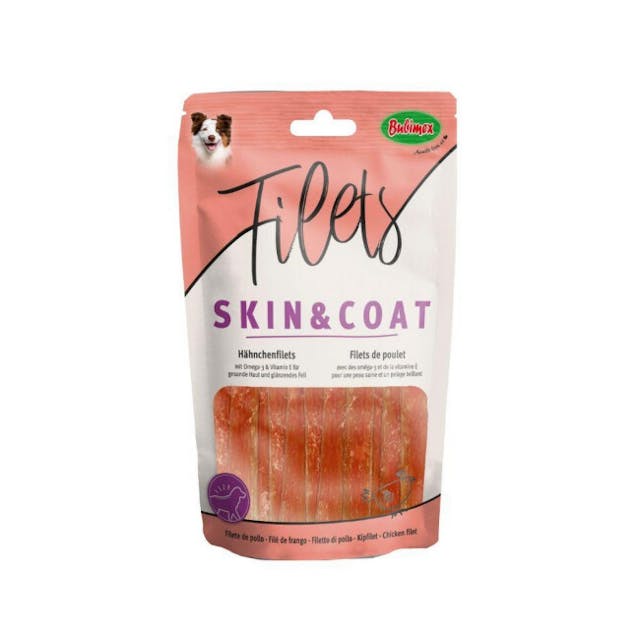 Filets de poulet Skin and Coat pour chien par Bubimex