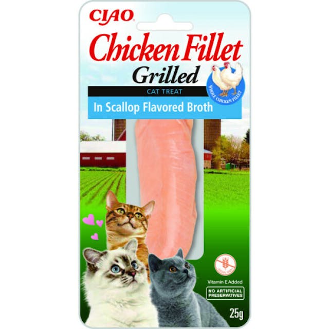 Friandise Inaba pour chat filet de poulet