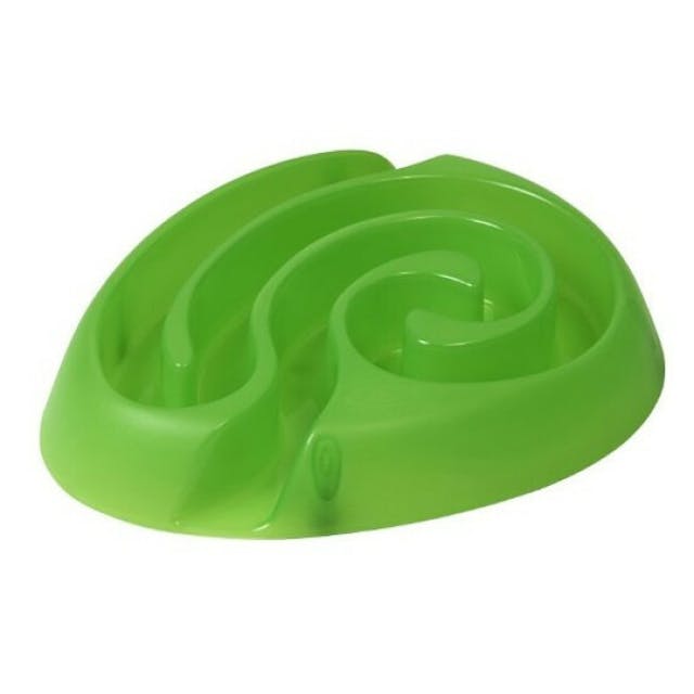 Gamelle anti glouton Buster dogmaze vert pour chien 