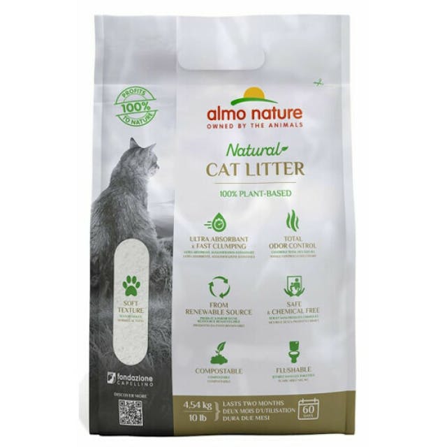 Litière végétale CatLitter Almo Nature pour chat