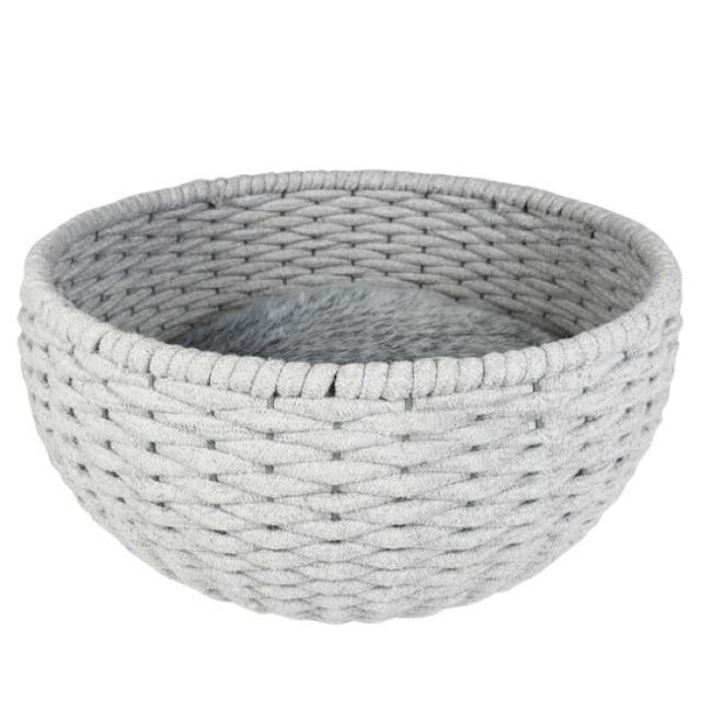 Panier pour chat et chien de petite taille en corde de coton