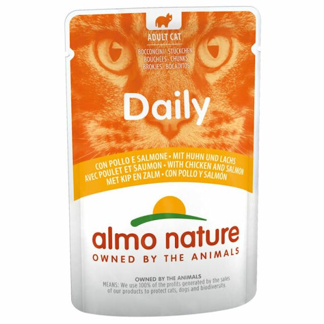 Pâtée Almo Nature Daily - Lot de 5 Pochons 70 g