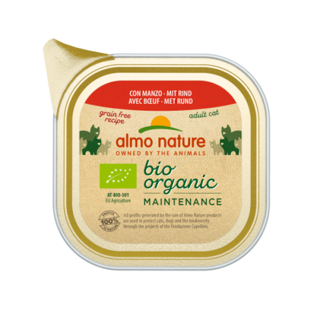 Pâtée pour chat Almo Nature Bio Organic