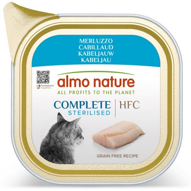 Pâtée pour chat Almo Nature HFC Complete Sterilised - 6 x 85 g