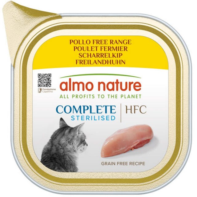 Pâtée pour chat Almo Nature HFC Complete Sterilised - 6 x 85 g