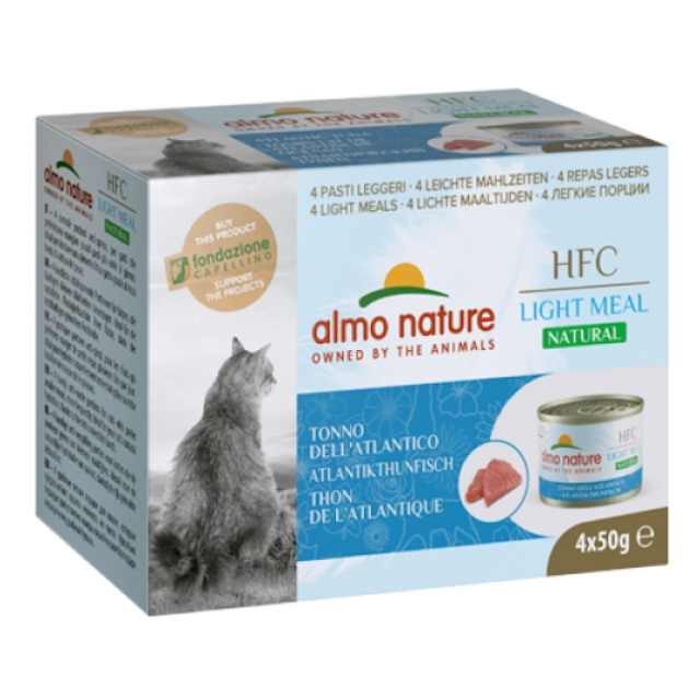 Pâtée pour chat Almo Nature HFC Natural Light Meal - 4 Boîtes 50 g