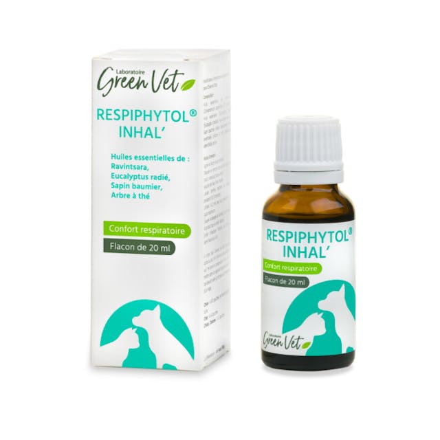 Respiphytol Inhal Greenvet - Modificateur d'ambiance respiratoire chien et chat