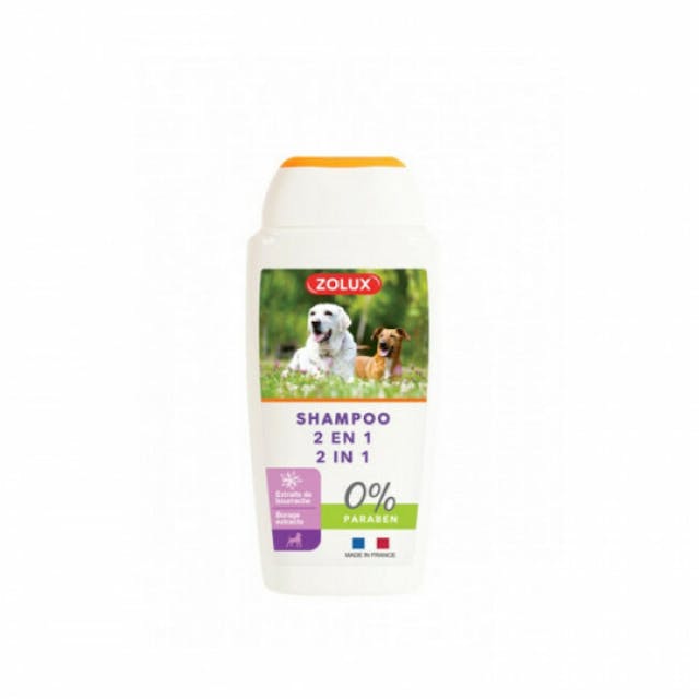 Shampoing 2 en 1 sans paraben Zolux pour chien