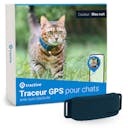 Traceur GPS CAT4 Tractive avec suivi d'activité pour chat - Bleu nuit