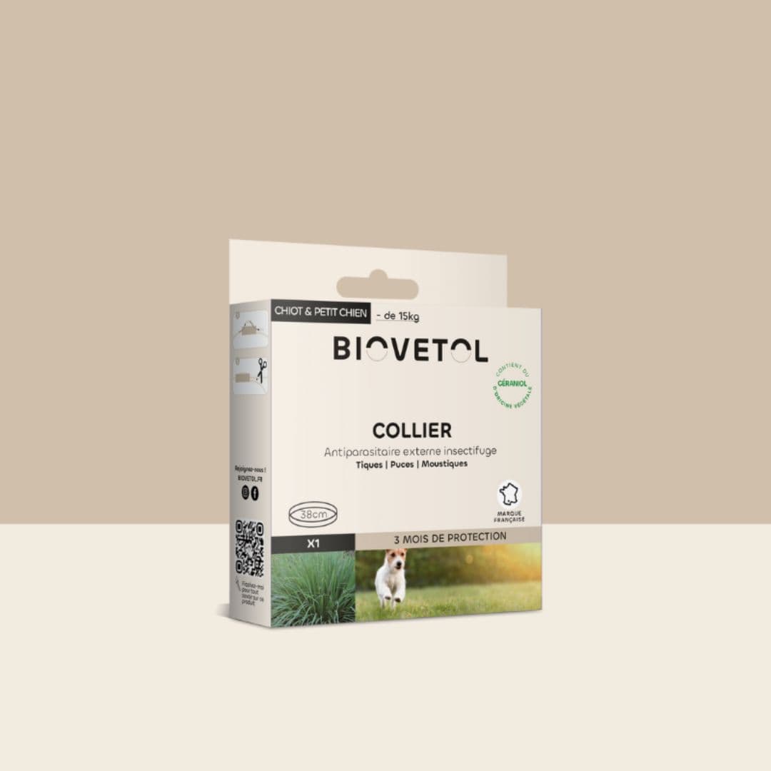 Collier insectifuge pour chien Biovetol