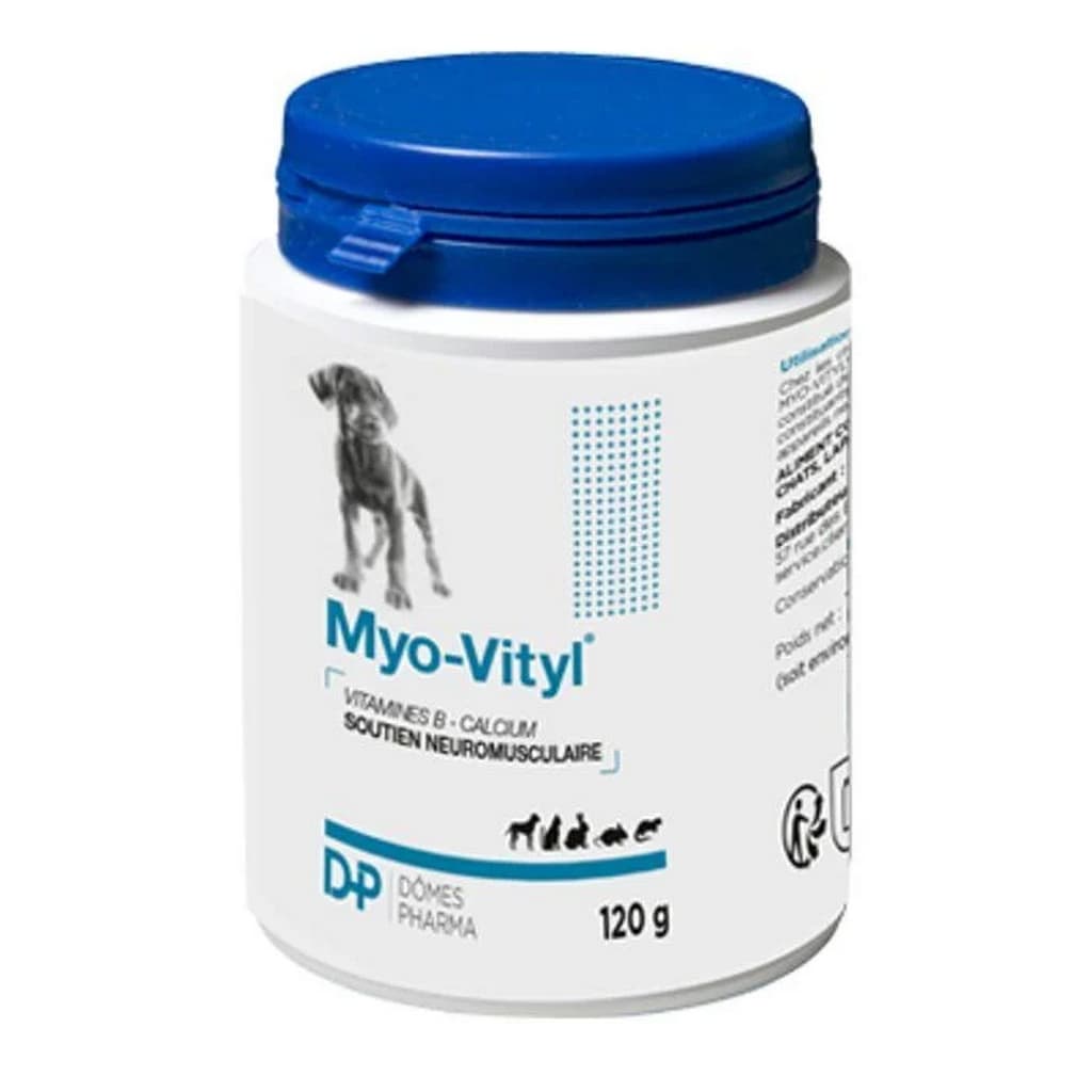 Myo Vityl Vitamines soutien neuromusculaire chien, chat et rongeur