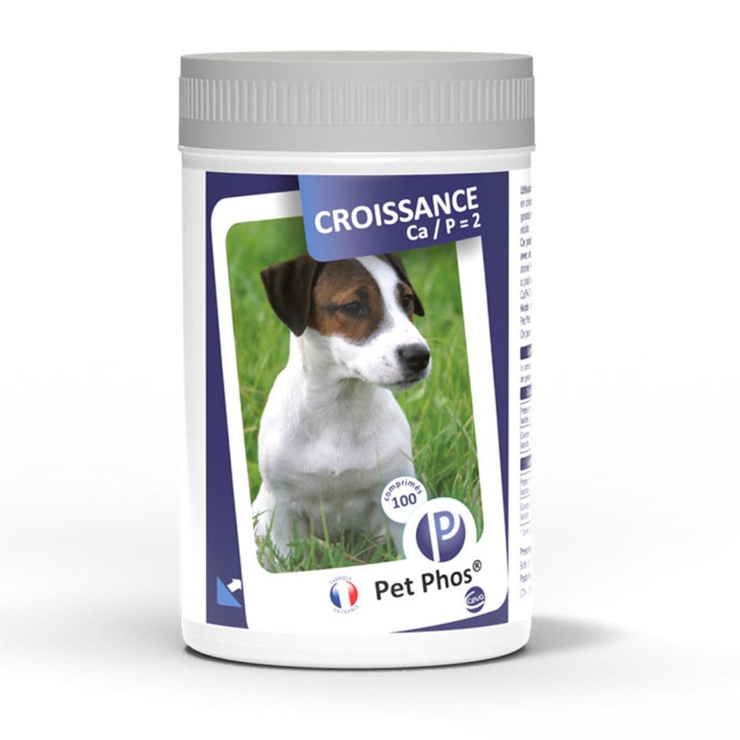 Pet-Phos CA/P=2 Compléments alimentaires Croissance pour chiens