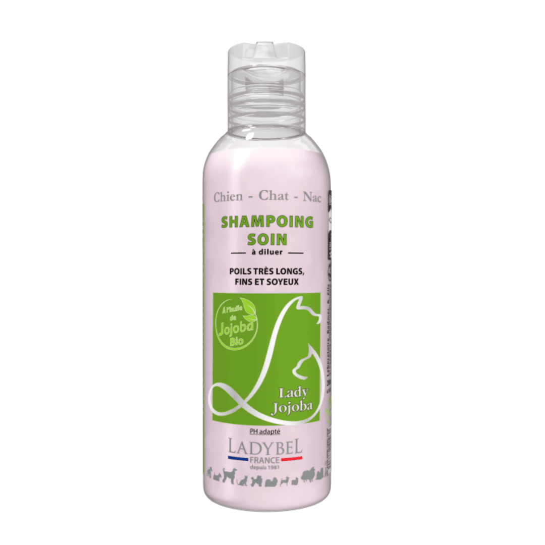 Shampoing Lady Jojoba Ladybel pour pelage long et soyeux