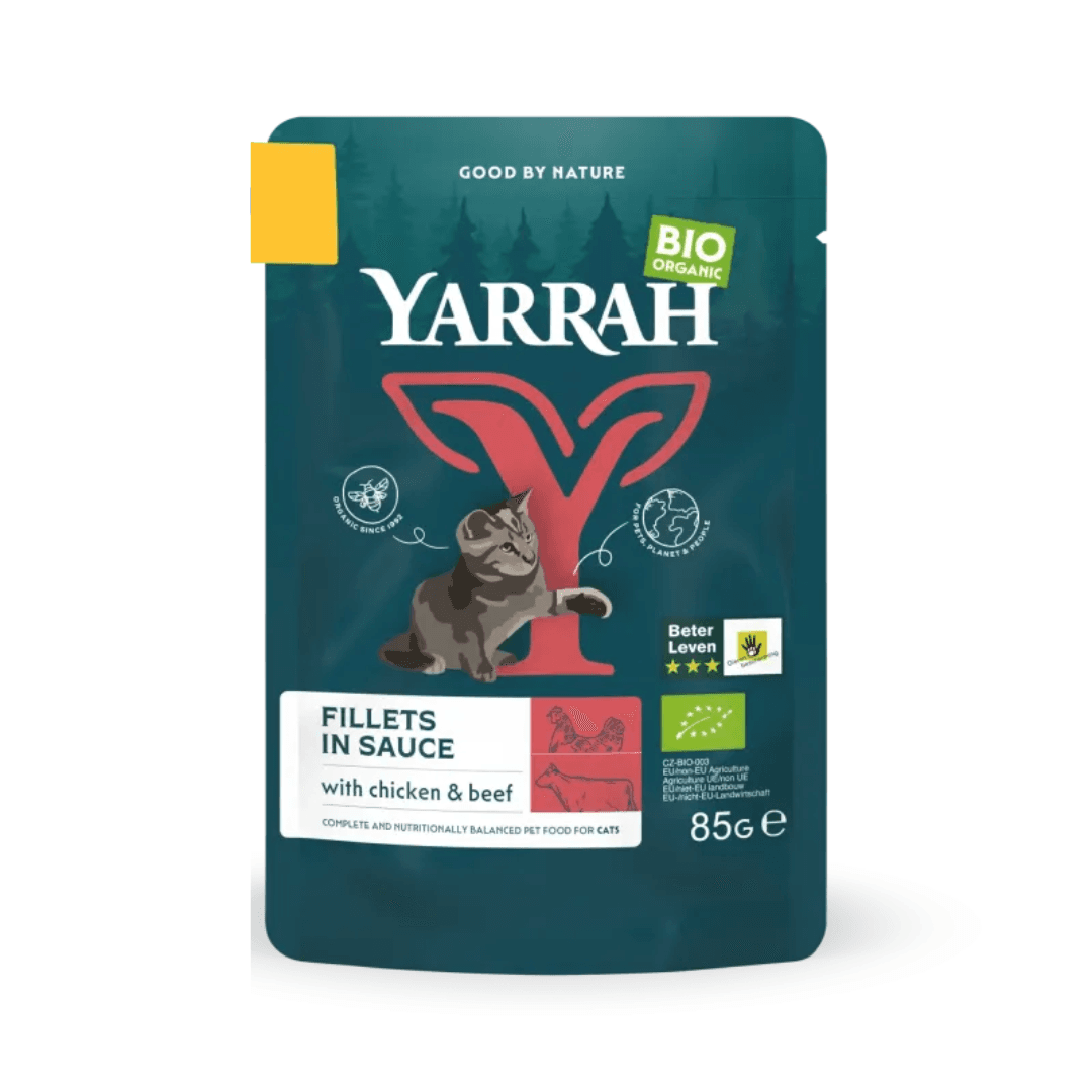 Yarrah BIO - Filets en sauce pour chat - Pochon 85 g