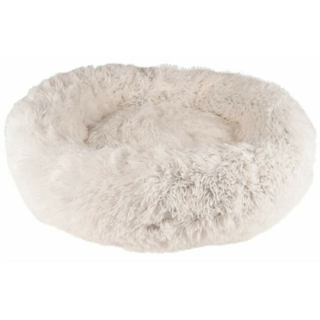 Coussin doux rond Krems Flamingo pour chien - Coloris Blanc