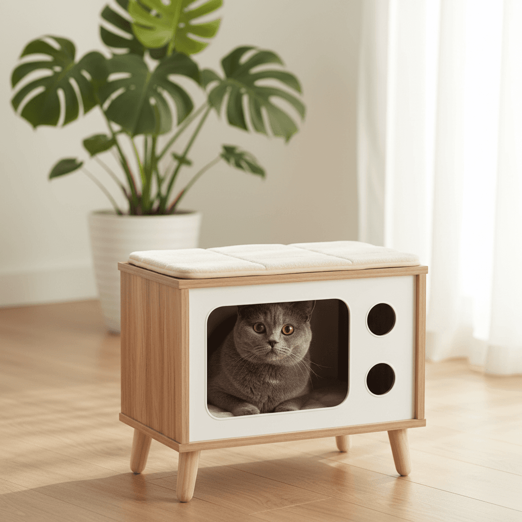 Meuble à gratter pour chat Fino TV