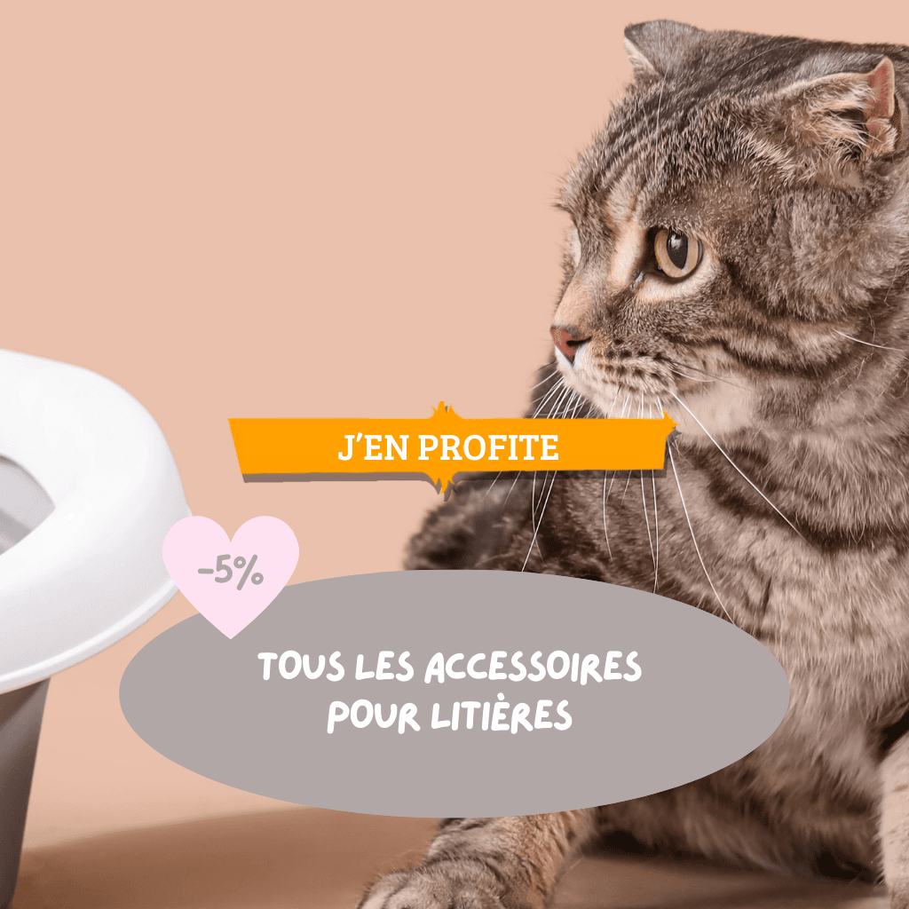 Tous les accessoires pour litières avec 5% de remise