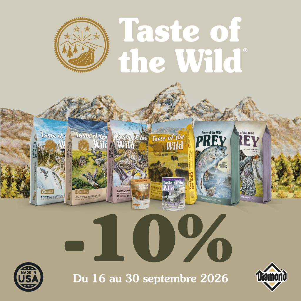 10% de réduction sur la marque Taste Of The Wild